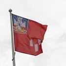 Zastave ispred zgrade gradske opštine Novi Beograd